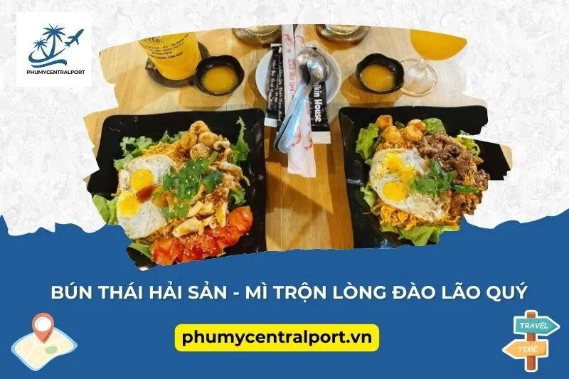 Bún Thái Hải Sản - Mì Trộn Lòng Đào Lão Quý